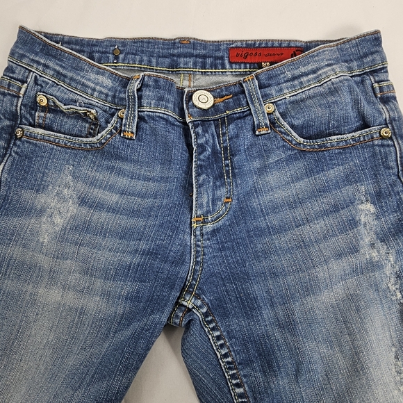 Vigoss factory distressed capri jeans size 28 - 5/6 - Picture 3 of 14